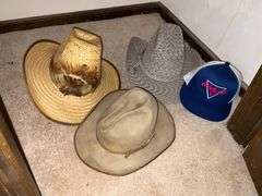 Resistol straw hat, Sombreros cowboy hat, etc.