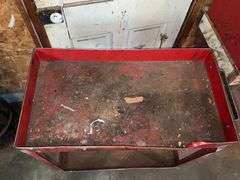 Craftsman roll around metal shop cart with damage