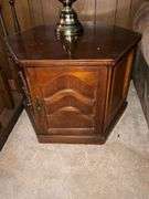 Pair of end tables with storage
