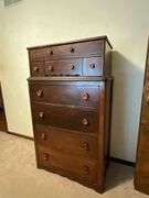 Antique six-drawer chest of drawers