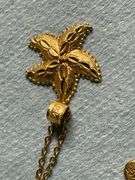 Starfish DZ 14K pendant, 14KDG link