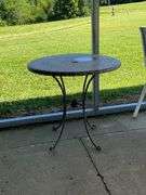 Patio table, 30" W