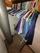 Shoe rack, clothing rack, hangers