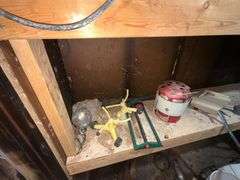 Contents of room, Coleman lanterns