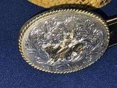 Men's belts with fancy buckles