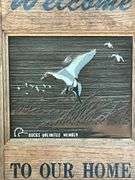 Ducks Unlimited "Welcome To Our Home" plaque