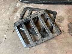 Assortment of truck parts, ball hitches