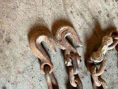 3/8" chain, 20' L, hooks on both ends