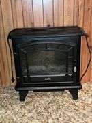 DuraFlame electric fireplace with remote