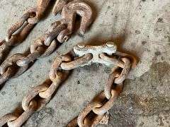 3/8" chain, 20' L, hooks on both ends