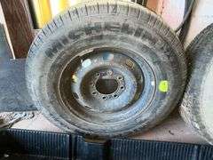 Assortment of truck parts, ball hitches