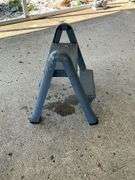 Plastic folding step stool