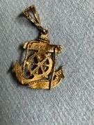 10K gold pendants and ring
