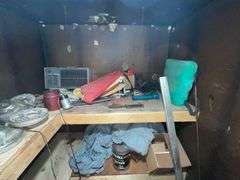 Contents of room, Coleman lanterns