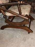 Antique platform rocker on casters
