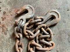 3/8" log chain, 14' L hooks on both ends