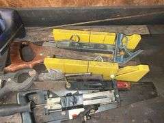 Pry bars, hammers, chisels, allen wrenches, etc.