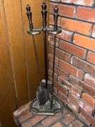Cast iron fire place tools