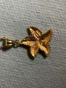Starfish DZ 14K pendant, 14KDG link