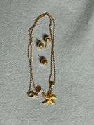 Starfish DZ 14K pendant, 14KDG link