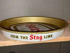 Stag Beer Carling tray