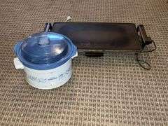 Rival crockpot, JCPenney electric griddle, working condition