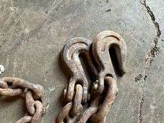 3/8" log chain, 12' L hooks on both ends