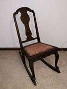 Wooden sewing rocker
