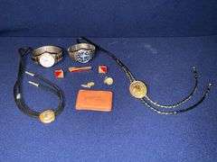 Men's watches Timex, bolo tie
