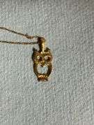 14K gold chain and pendant