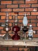 Collection of oil lamps