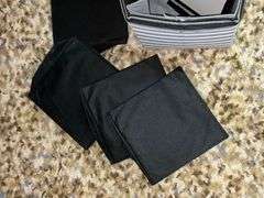 Folding cloth storage cubes