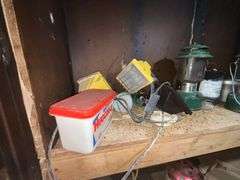 Contents of room, Coleman lanterns