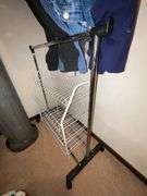 Shoe rack, clothing rack, hangers