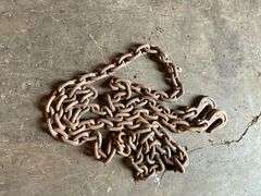 3/8" log chain, 12' L hooks on both ends