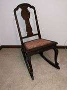 Wooden sewing rocker