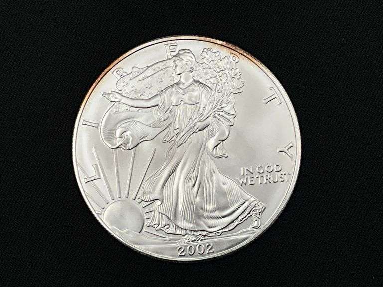 2002 American Silver Eagle Dollar image
