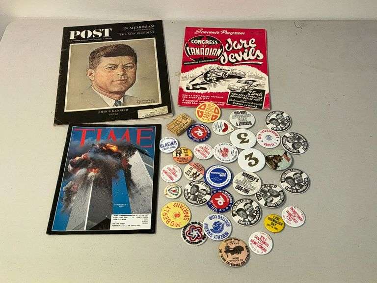 December 1963 Post magazine, Carter/Mondale buttons image