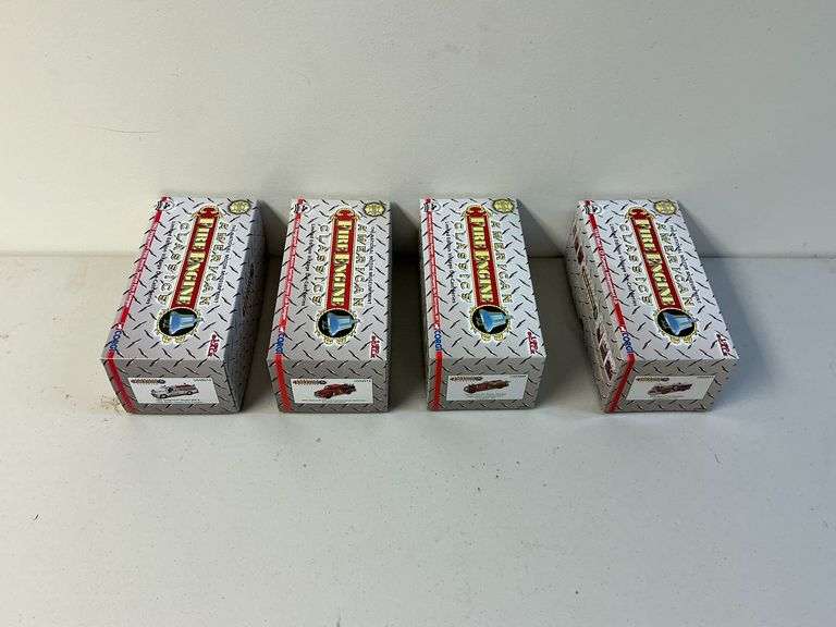 Set of 4 Corgi 1/50 scale American Fire Engine Classics image