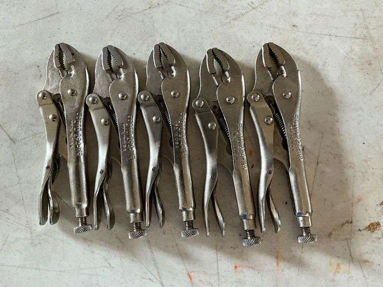 5 sets of Proto locking pliers 294-WR image