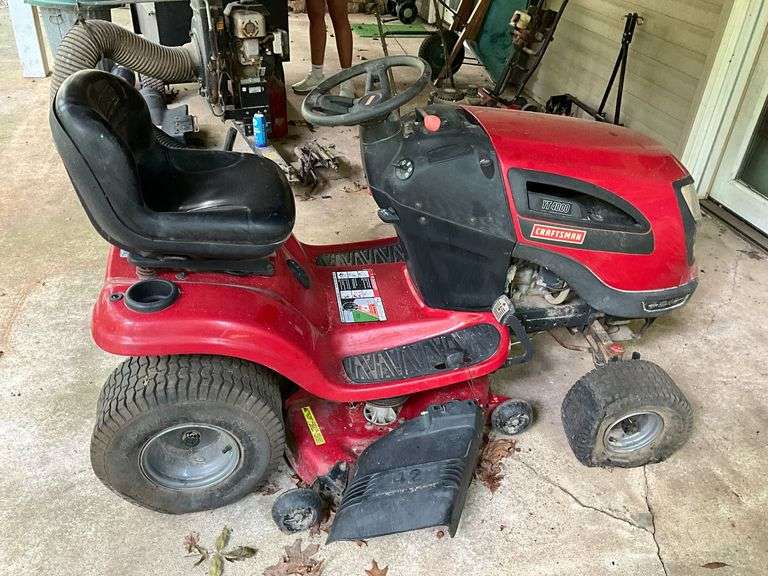 Craftsman YT4000 lawnmower, 42" cut image