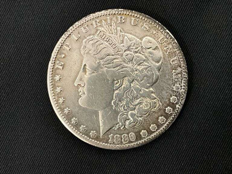 1889-S Morgan silver dollar image