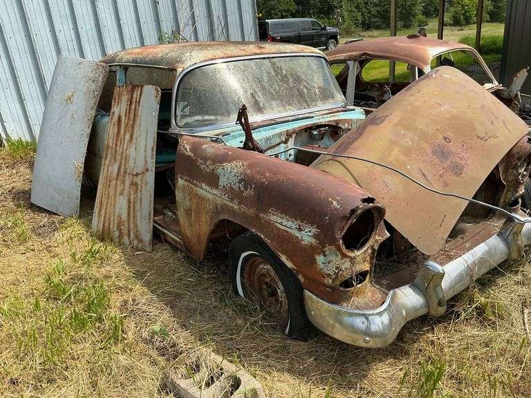 1955 Chevrolet 2-door sedan car, motor, transmission image