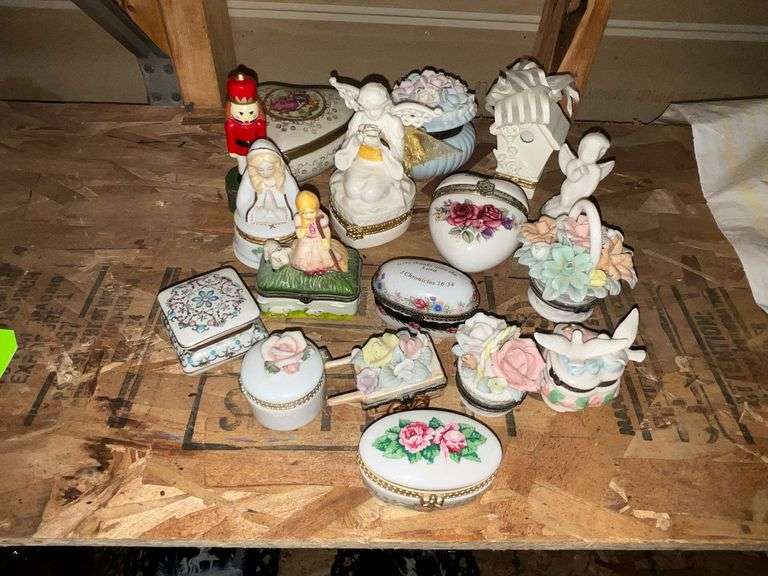 Collection of trinket boxes image