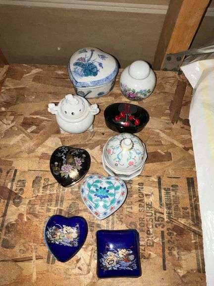 Collection of trinket boxes image