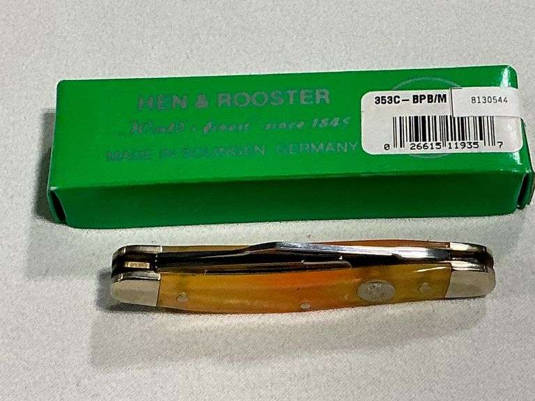 Hen and Rooster 353C/SS 3-blade knife "Little Mustang" image