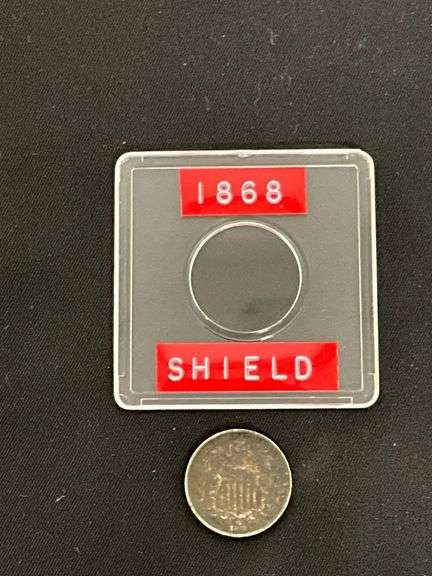 1868 shield nickel image