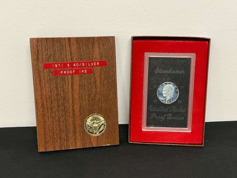 1971-S Eisenhower proof dollar image