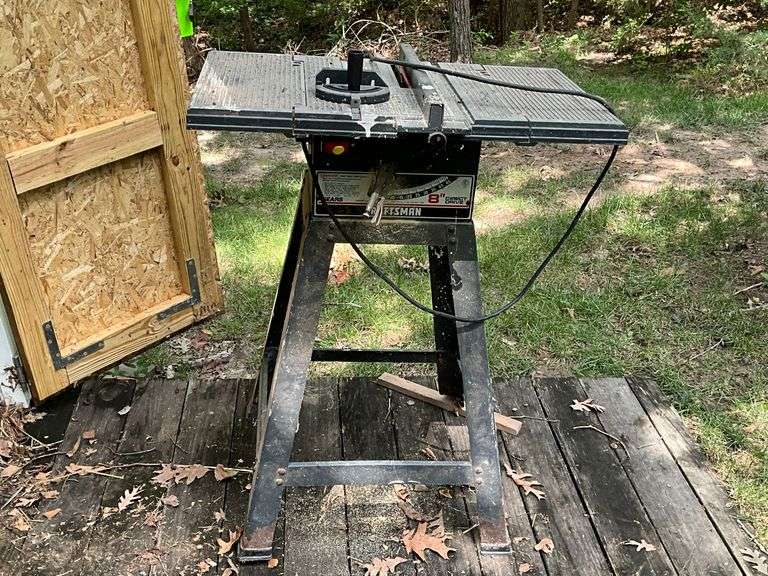 Craftsman table saw on stand, working condition Model 113.221611 image