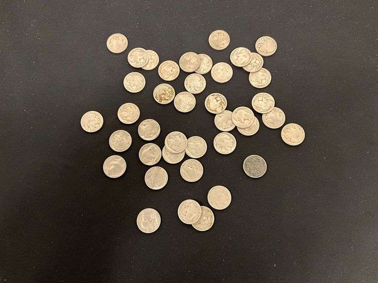 Buffalo nickels, no dates image